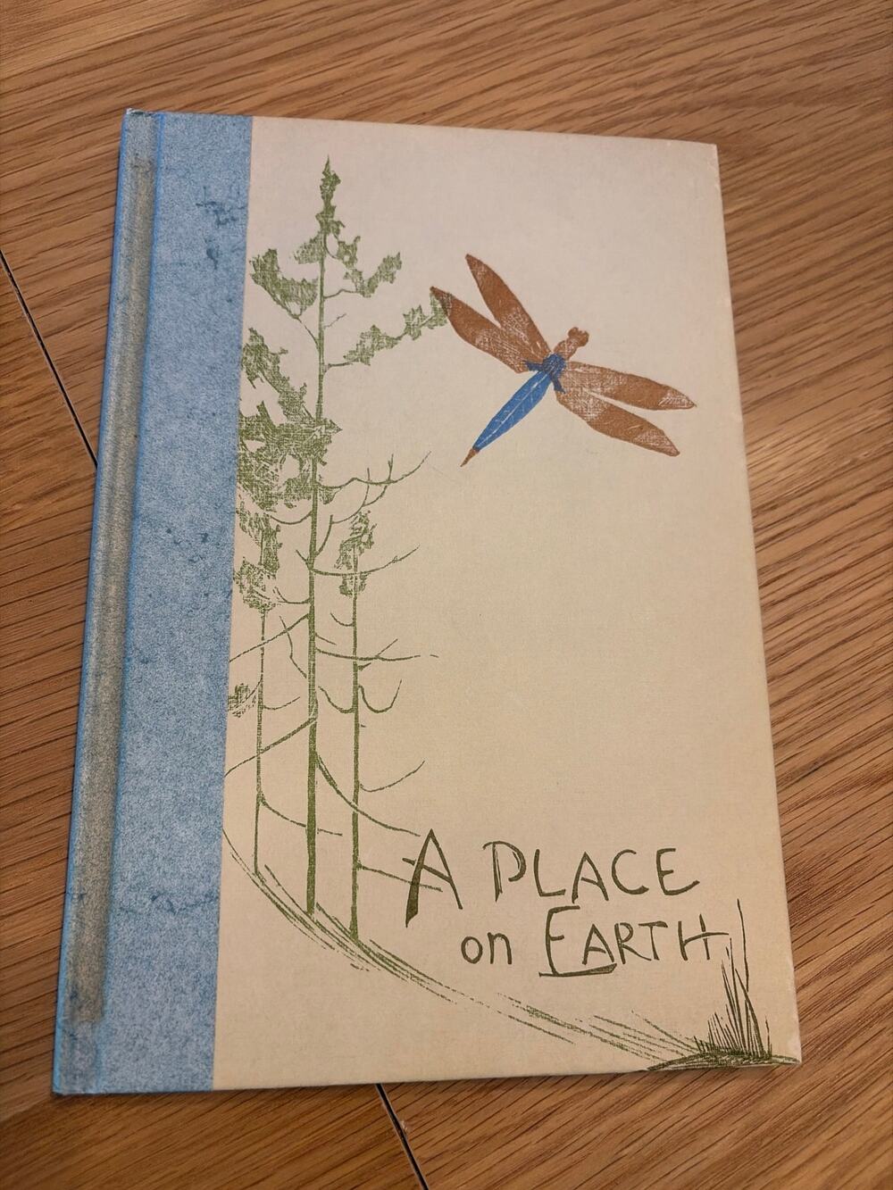 A Place On Earth Gwen Frostic 1962  HC Block Print Poetry Presscraft Papers